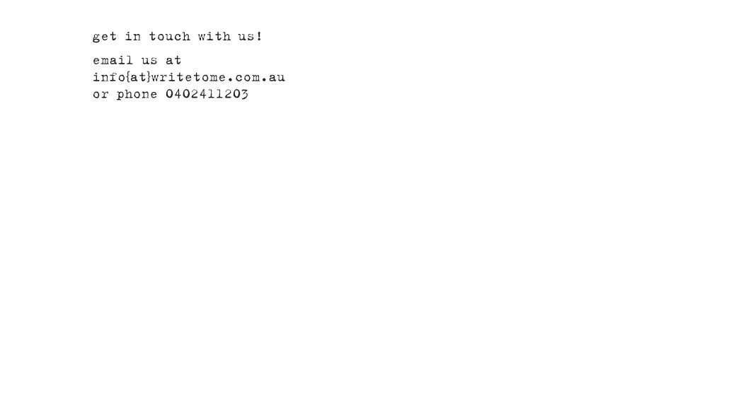 write to me contact us